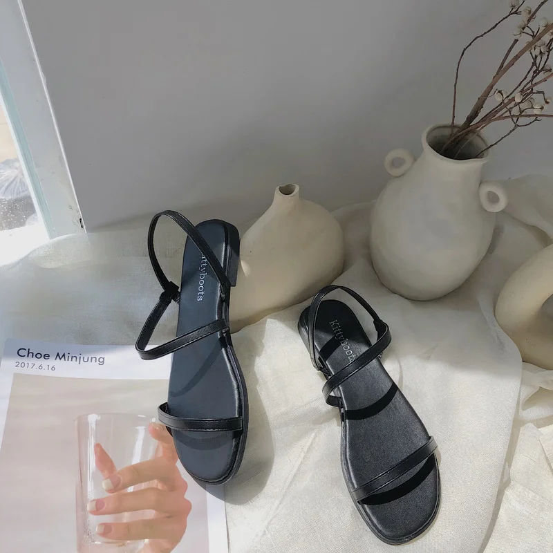 

2019 sandals flat bottom new women's summer shoes