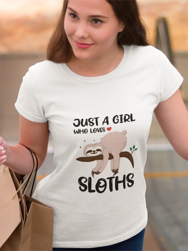 

Sloth Alt Clothes Ropa Aesthetic Soft Girl Edgy Tshirt Woman T-Shirts Street Hipster Fashion Funny Summer Top Short Sleeve Urban
