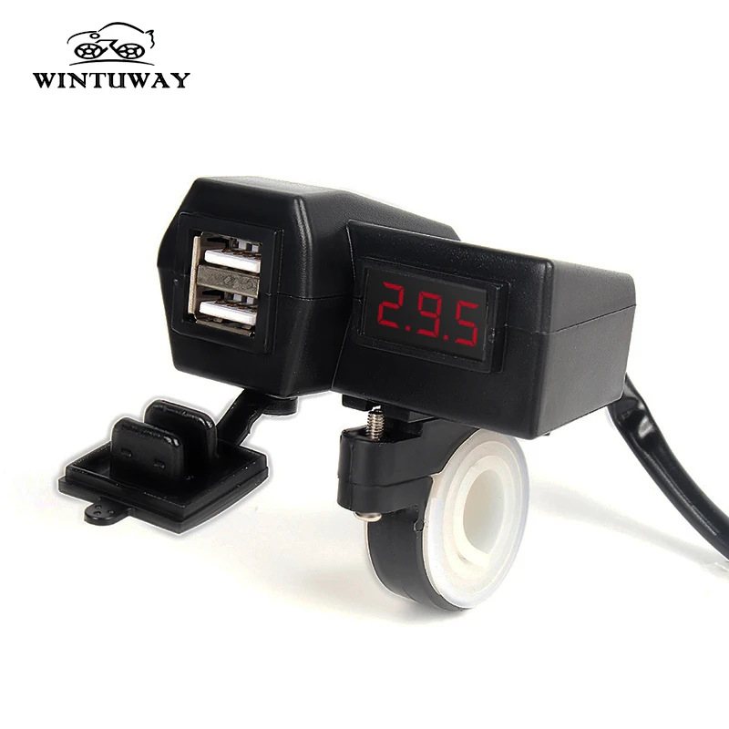 Красный светодиодный цифровой дисплей вольтметр измеритель напряжения монитор +