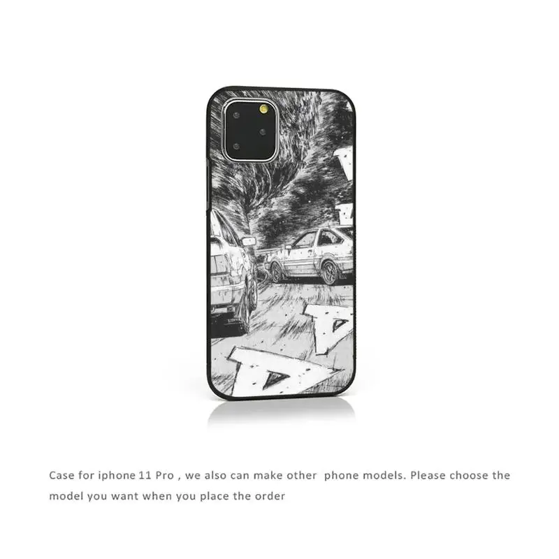 

Cartoon initial d JDM Drift Phone Case for iPhone 6 7 8 11 12 Pro X XS Max XR Samsung Galaxy A S 8 9 10 20 50 Plus pro