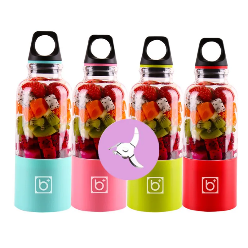 Портативная электрическая соковыжималка блендер мини-миксеры для фруктов с USB