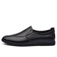 new genuine leather men shoes size 38 44 luxury casual slip dress loafers men moccasins retro black brown male driving shoes