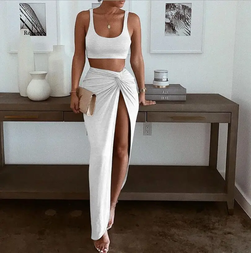 Модная Корейская облегающая юбка женские элегантные юбки с завышенной талией и