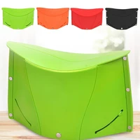 folding stool shopping basket document bag multifunctional portable basket heavy duty plastic chair for camping fishing
