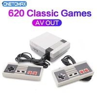 8 bit retro video game console built in 620 classic games dual controllers for nes handheld mini tv game console gaming player