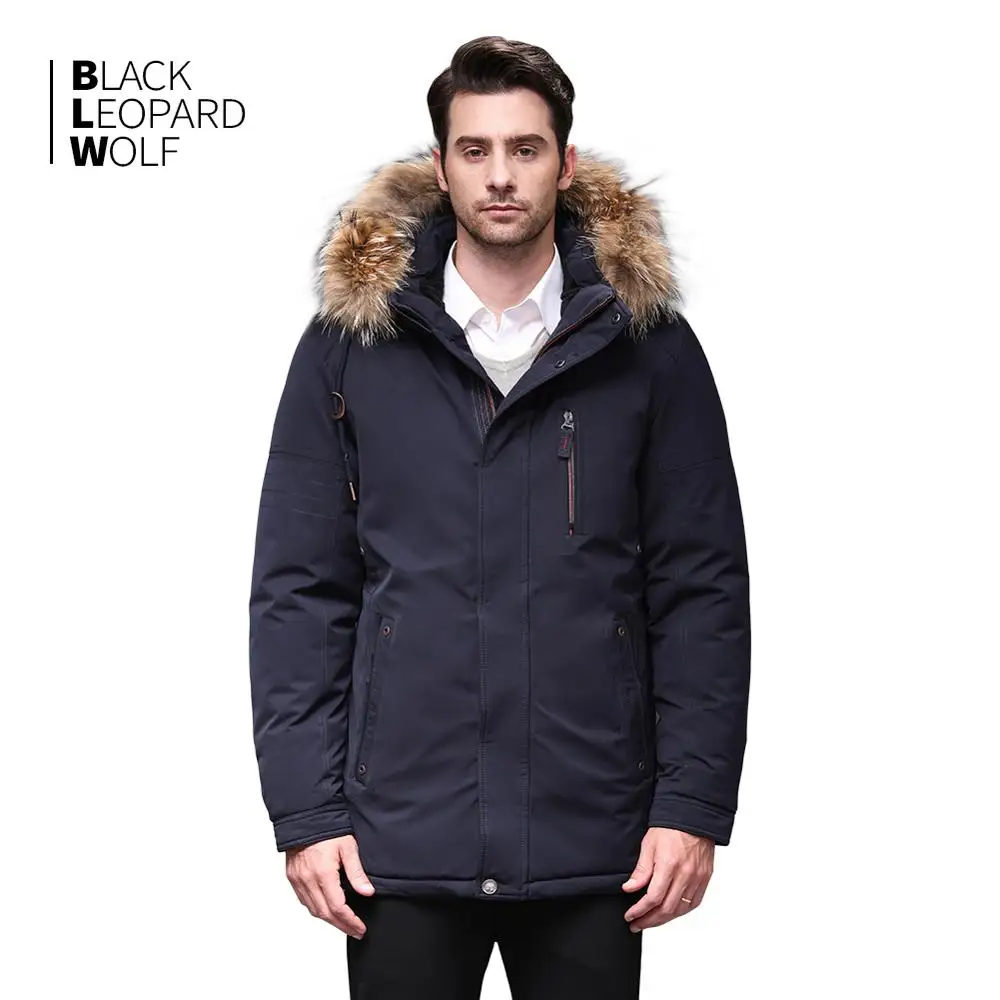 Blackleopardwolf 2019 Зимний пуховик мужское теплое пальто аляска ветрозащитная верхняя