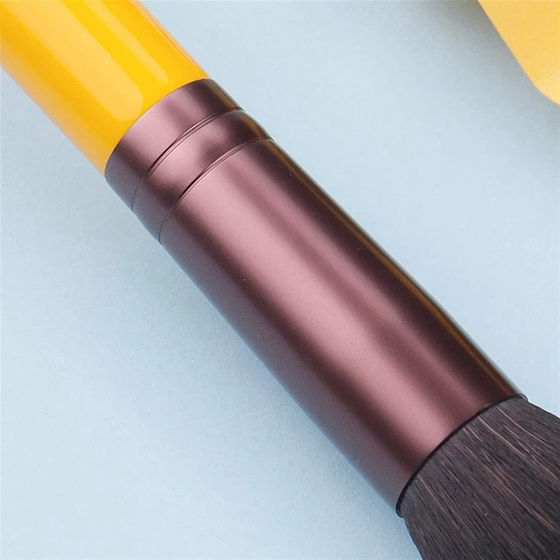 

Makeup Brush-Yellow Series 11Pcs Synthetic Hair Brushes Set-Face&Eye Cosmetic Pen-Artificial Hair-Beauty-Beginer Tool