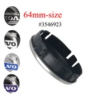 4 шт. 64 мм новые черные колпачки на ступицу обода колеса для Volvo XC90 XC70 XC60 V40 V50 V60 V70 V90 S50 S60 S70 S90 3546923