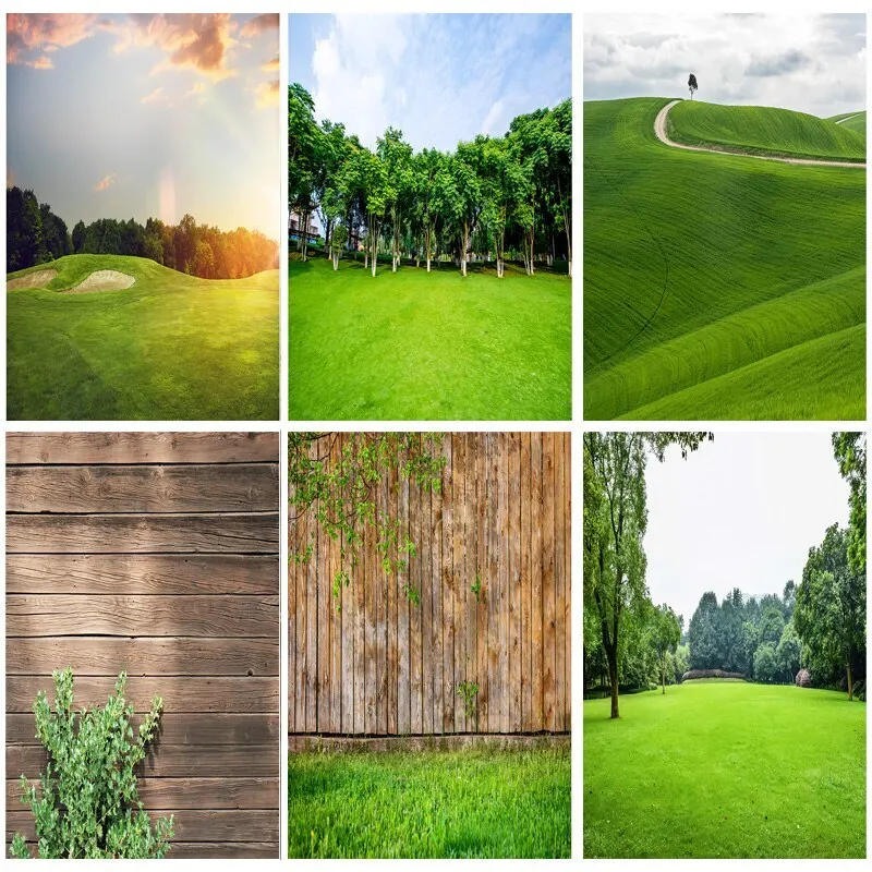 

Natural Scenery Photography Background Green grass Forest Flower Landscape Travel Photo Backdrops Studio Props 21128 CTCD-09