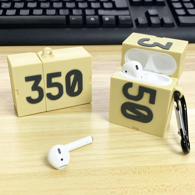 Роскошный чехол для обуви 350, силиконовый чехол для Airpods 2 1, спортивный чехол для наушников, чехол для Air Pods Pro 3, защитный чехол