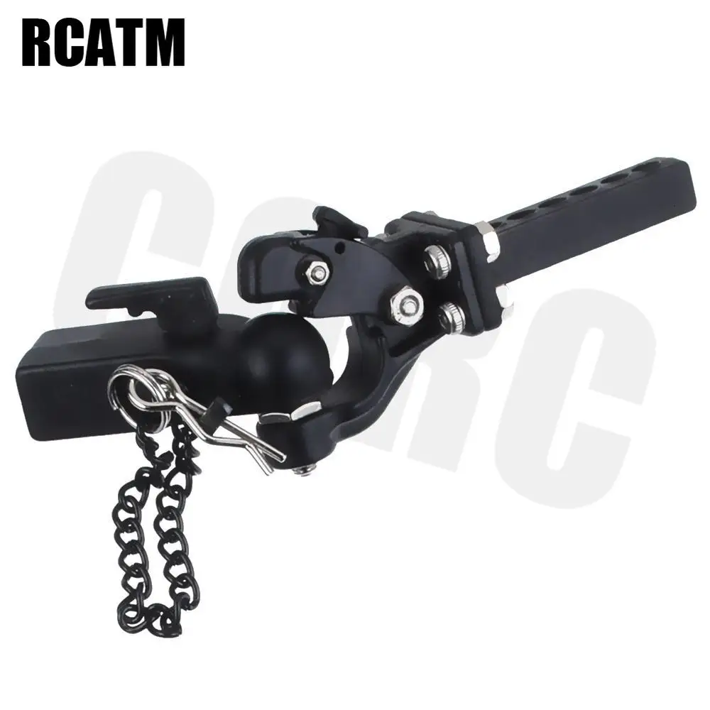 

RC Metal Trailer Hook Connector Coupler For 1/10 RC Crawler Car Traxxas TRX4 G500 TRX6 G63 D90 D110 Axial SCX10 90046 JIMNY