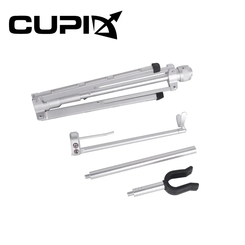 

Aluminum Alloy Recurve Bow Stand Alloy Bracket 61.5X6cm Support Balance Bar Bow Holder For Recurve Bow Outdoor Archery Hunting