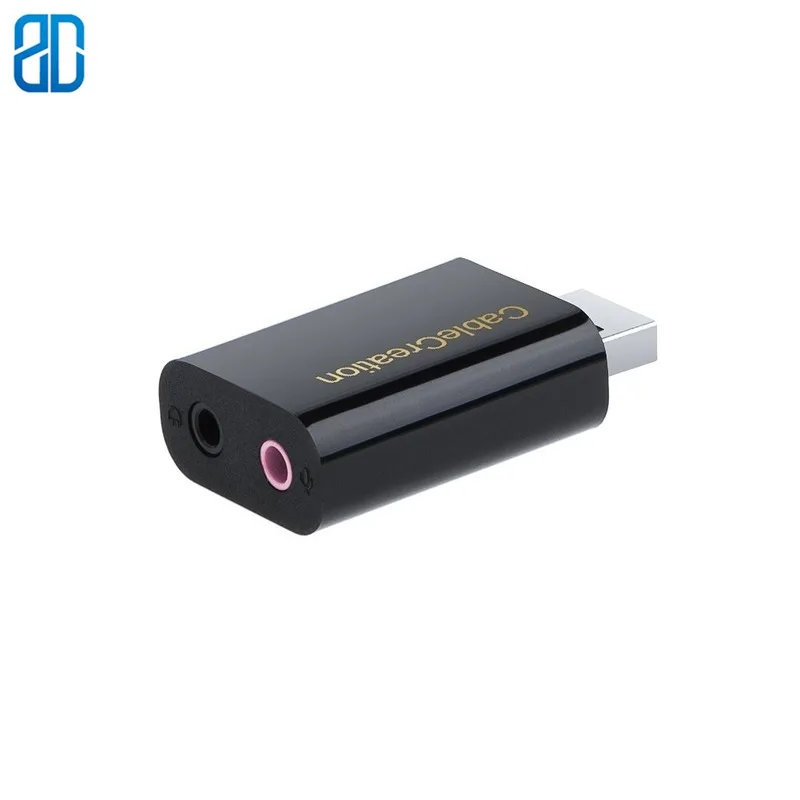 Аудиоадаптер с разъемом USB на 3 5 мм внешняя стереозвуковая карта для наушников и