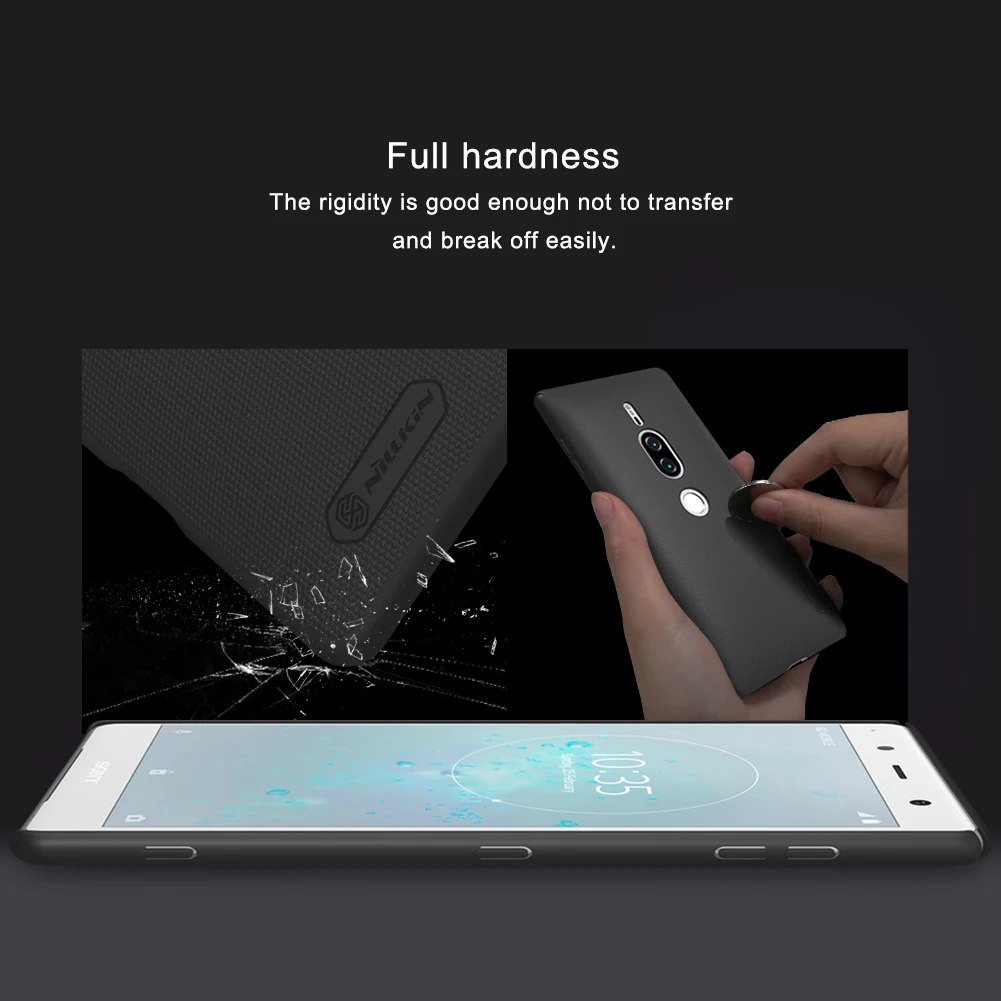 Чехол для Sony Xperia XZ2 Premium 5 8 &quotNILLKIN Super Frosted Shield Matte PC Hard Phone Back Cover For Case|Бамперы| |