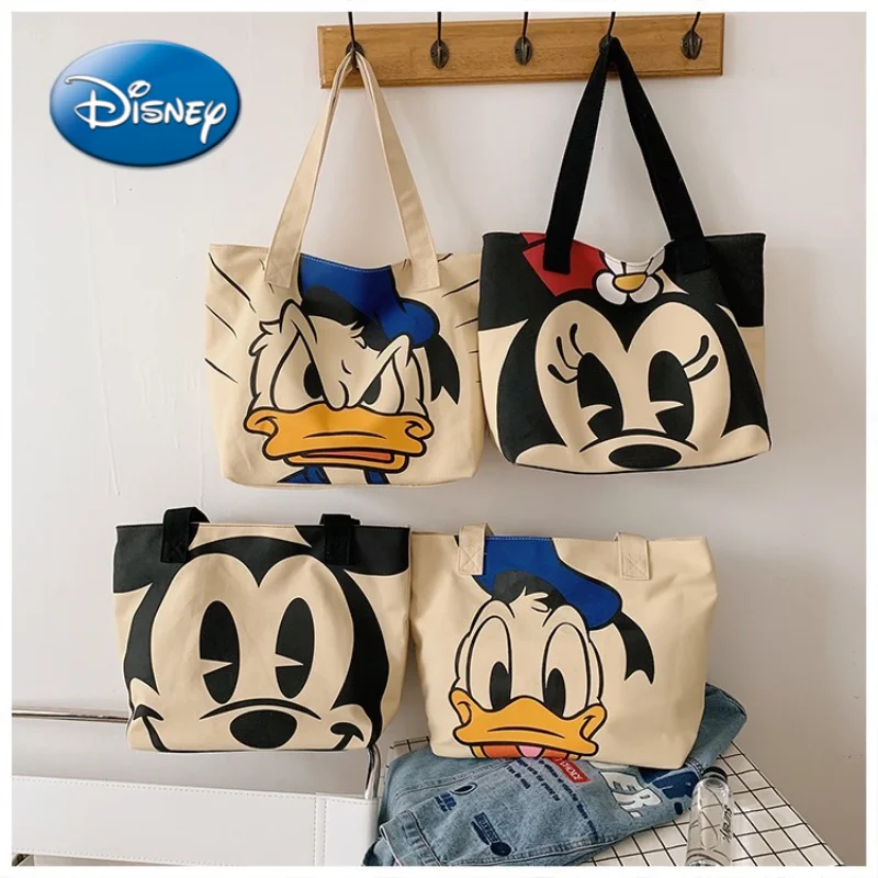 

New Disney Mickey Cartoon Woman Shoulder Bag Messenger Bag 2021 Female Bag Trend Casual Fashion Handbag Tote Bag Shopping Bag