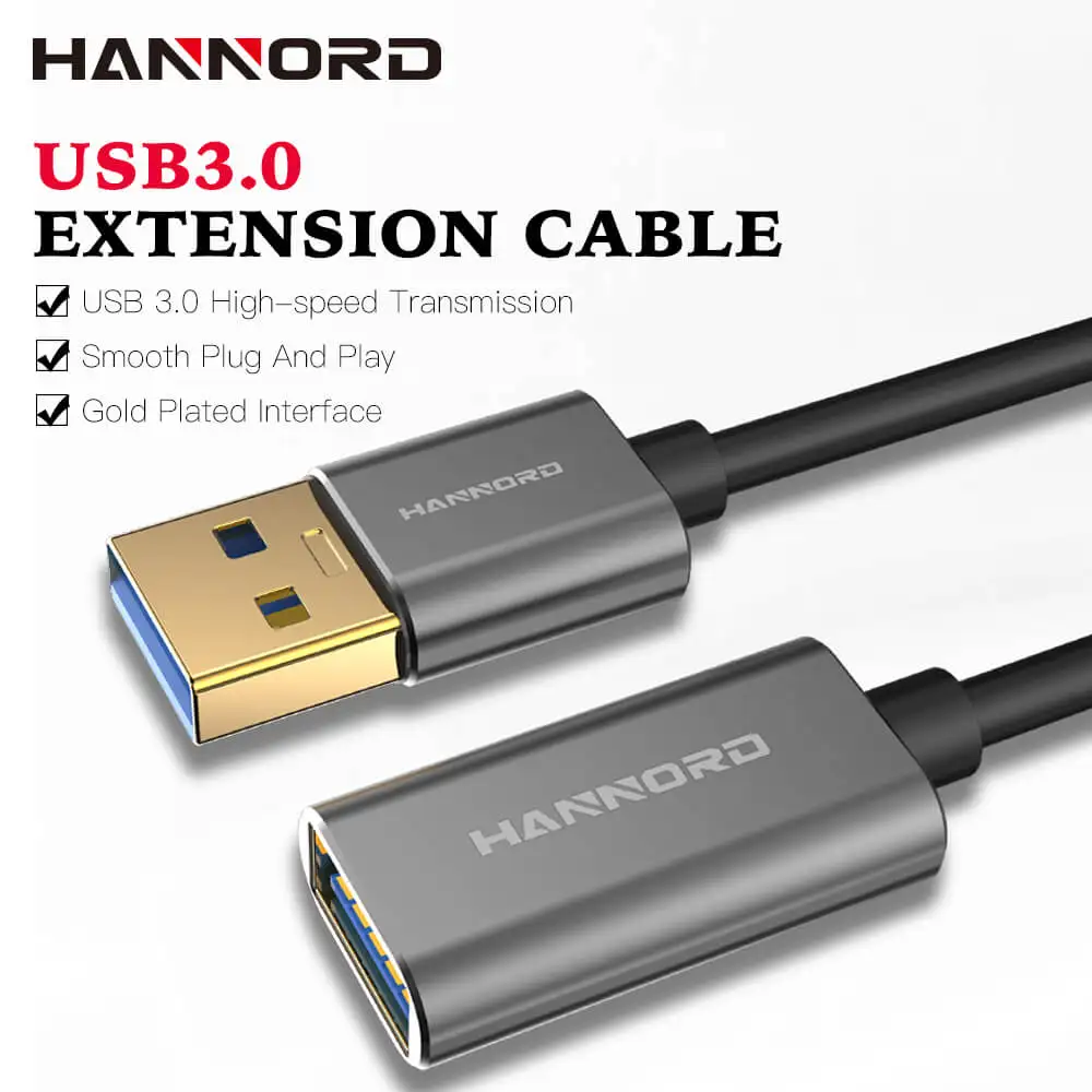 Кабель удлинитель Hannord USB 3 0 штекер гнездо|Кабели передачи данных| |