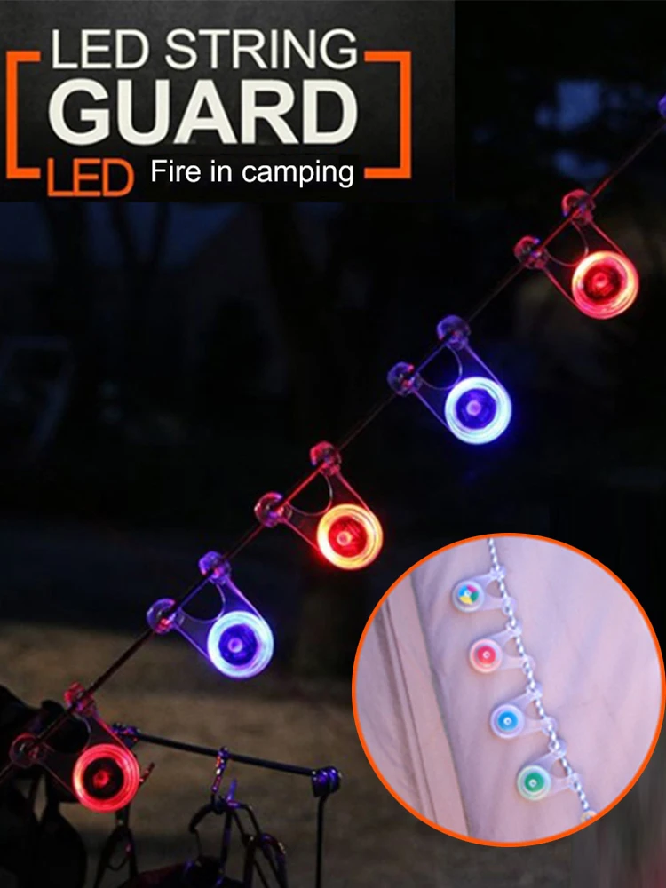 СВЕТОДИОДНАЯ Гирлянда для палатки охранное освещение подвесные мини-фонарики