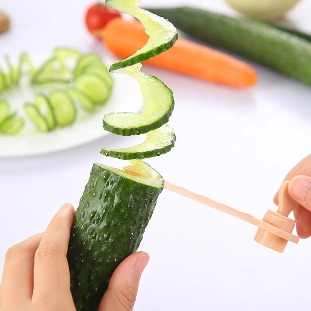 Новый Кухонный резак для овощей картофеля cuke морковь спиральный слайсер режимы