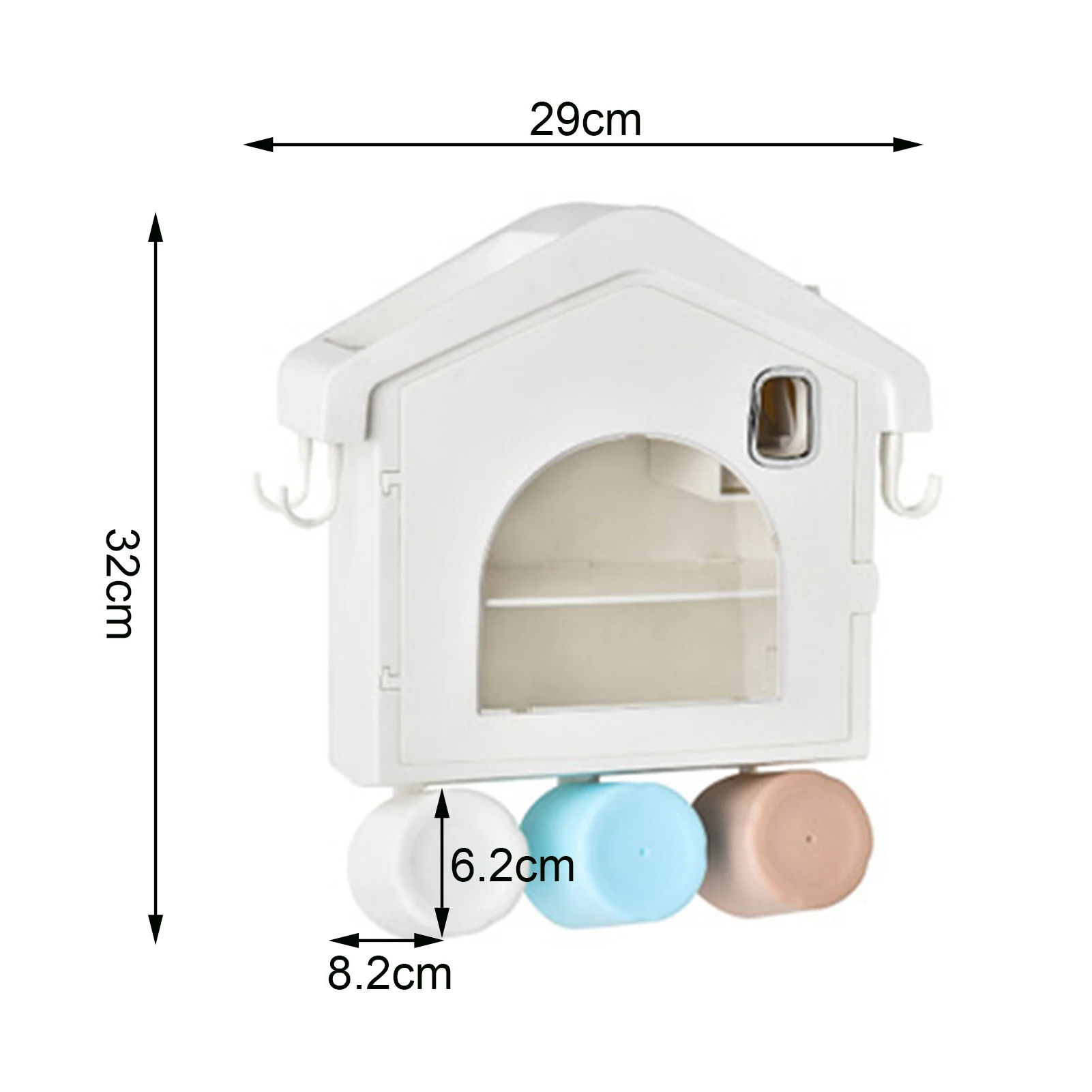 

Bathroom Storage Rack Multifunctional Creative Automatic Toothpaste Dispenser Squeezer Suction Cup Bathroom Supplies Storage Box