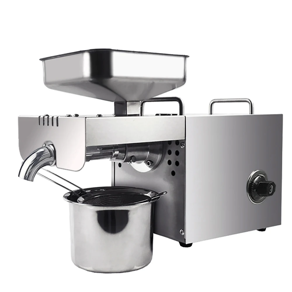 Коммерческий/Домашний Автоматический Пресс для Горячего и Холодного Оливкового Масла Извлекатель Нержавеющей Стали для Грецкого Ореха и Кокоса.