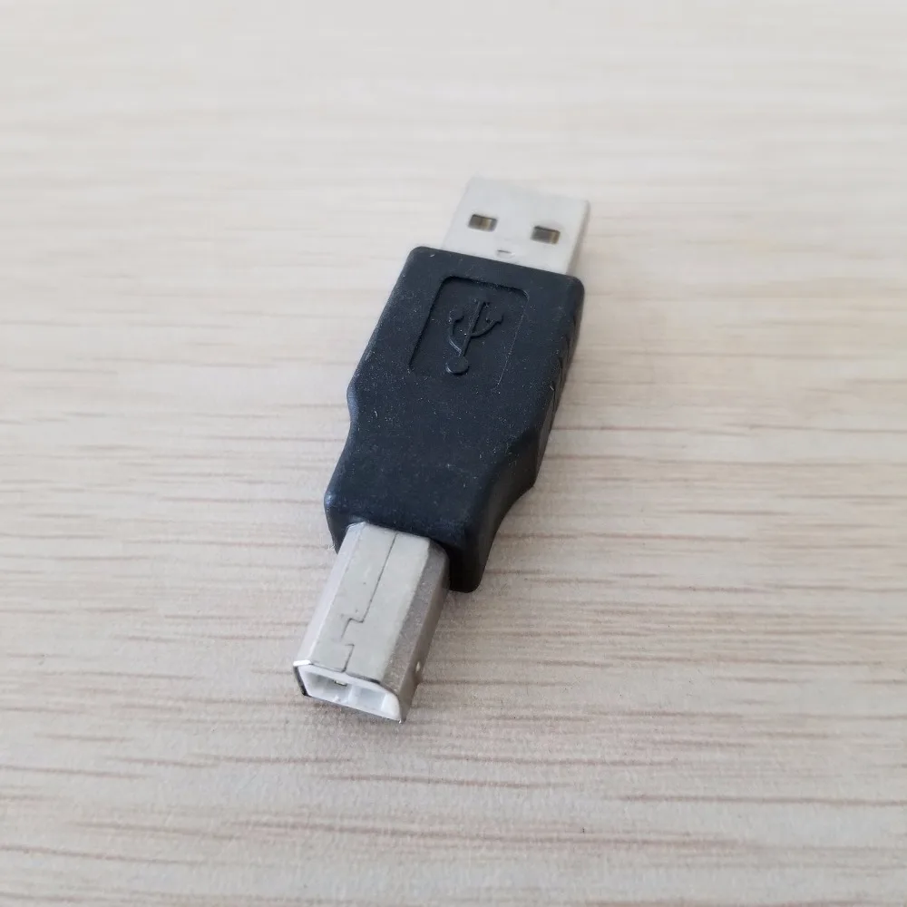 USB 2 0 Тип A к B адаптер передачи разъем конвертера папа мужчине для принтера