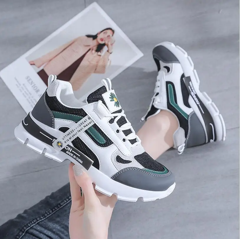 

2021 New Casual shoes for women Mesh Air-Cushion Flat Anti-Slip Women Sneakers Outdoor Trainer Female Zapatos De Mujer Shoes