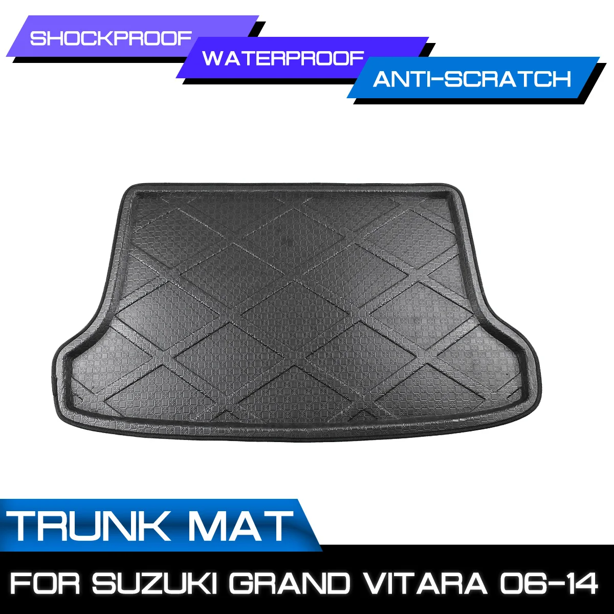 Автомобильный напольный коврик ковер для Suzuki Grand Vitara 2006 2007 2008 2009 2010-2014 задний