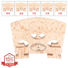 Высококачественная Кленовая древесина IRIN, обычный акустический мост для скрипки 18, 14, 12, 34 и 44, дополнительные размеры, прочный мост для скрипки