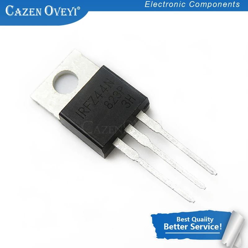 10pcs/lot IRFZ44N IRFZ44 IRFZ44NPBF MOSFET MOSFT 55V 41A 17.5mOhm 42nC TO 220 new original In Stock|Интегральные схемы| |