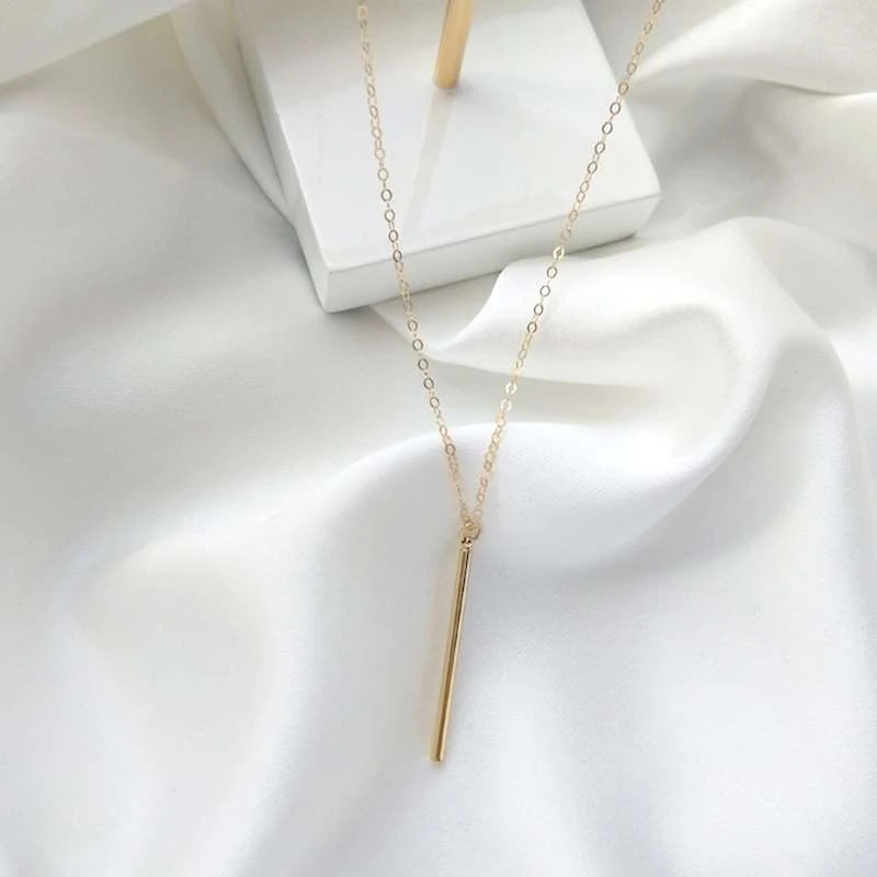 Модное женское ожерелье соблазнительное длинное Позолоченное серебряное