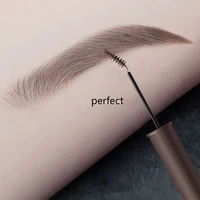 1pcs eyebrow cream waterproof eye brow pen 45 angle brush easy to wear long lasting dark light brown grey brows makeup cosmetic