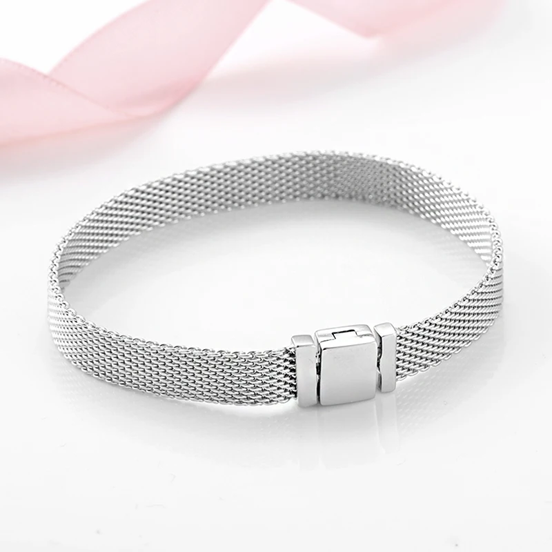 

Claudia S925 Sterling Silver Fashion Clip Beads Bracelets For Women Fit Original Reflexions Bracelet Charms Femme Jewelry