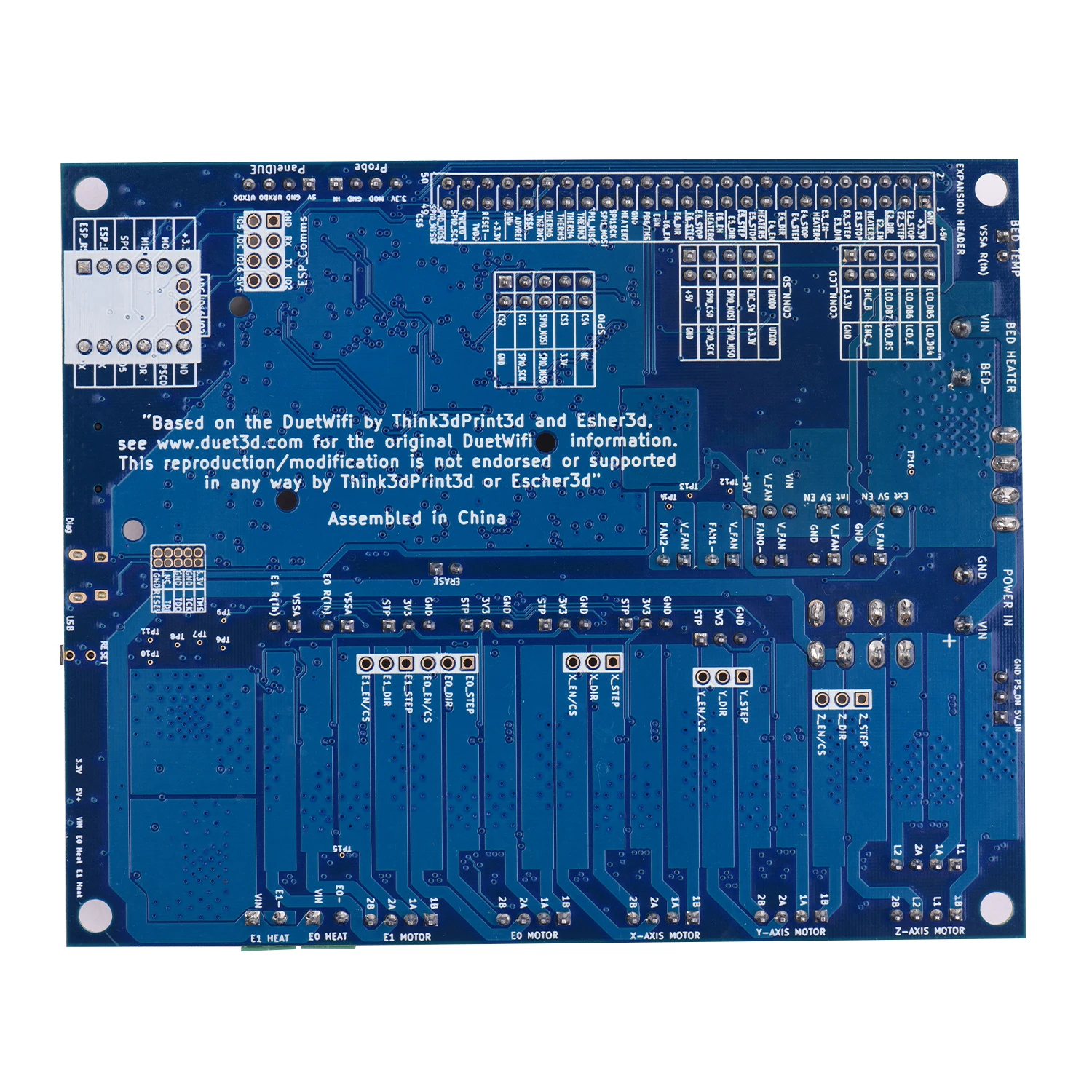 Материнская плата 32-битная для электроники детали 3D принтера клон Duet 2 Ethernet Advanced с