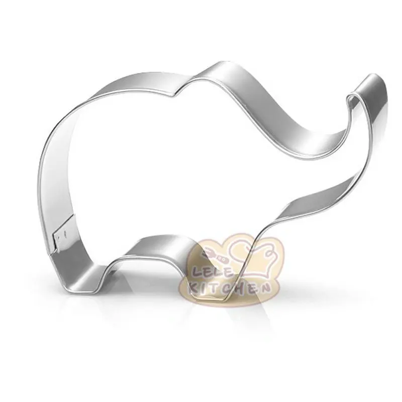 Из нержавеющей стали в виде слона форма формочки для печенья выпечки животных |