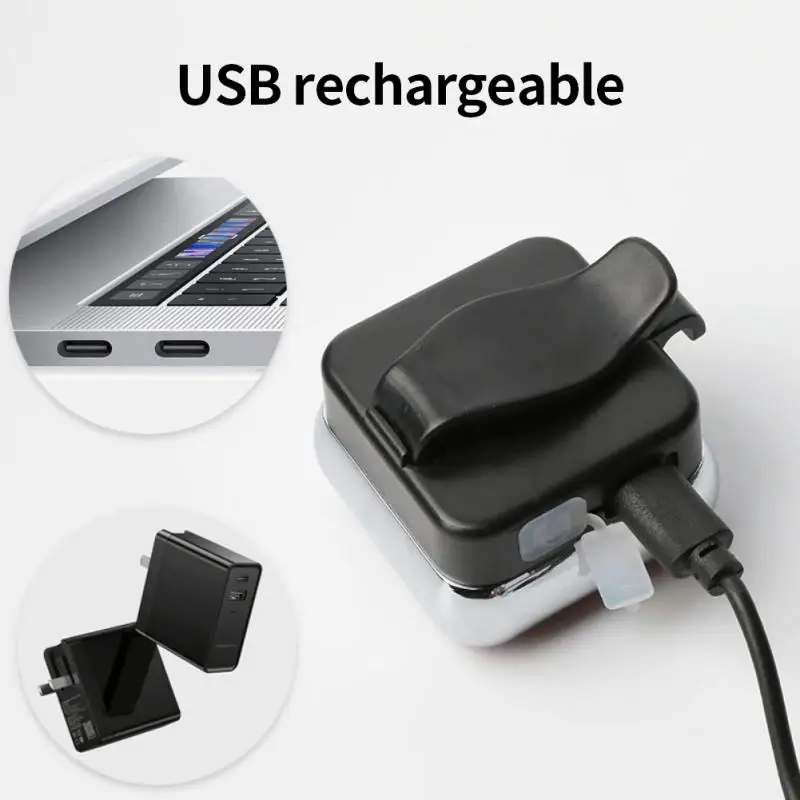 Задний велосипедный фсветильник белый и красный свет зарядка через USB 2 шт. | Спорт