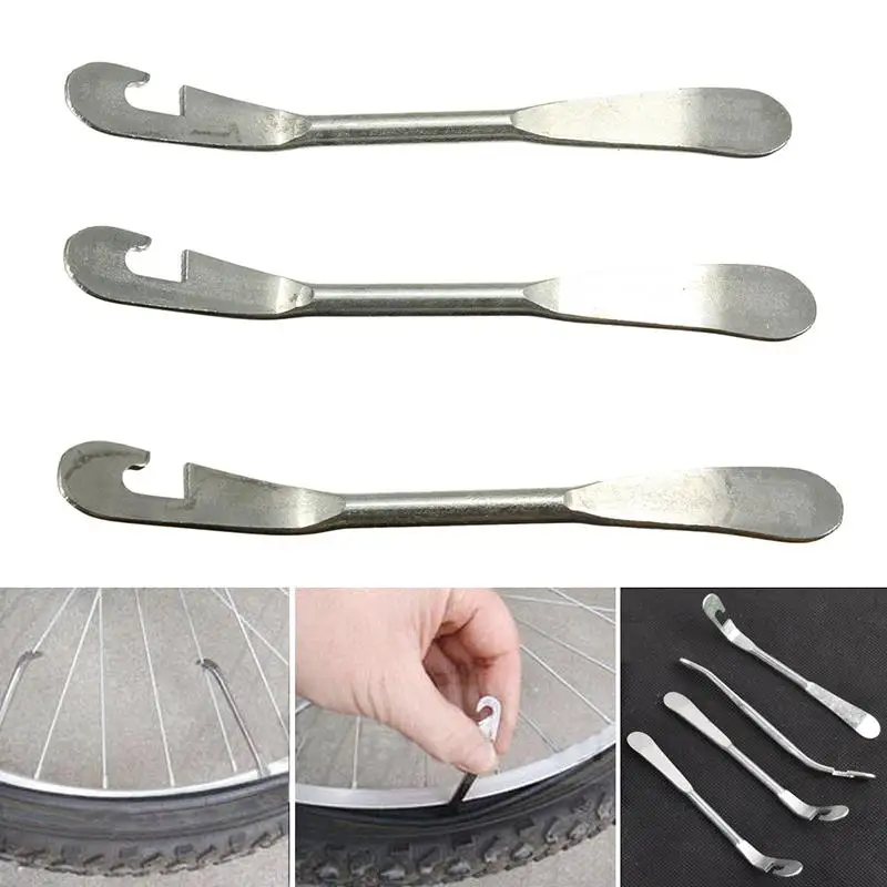

3 шт. рычаг для велосипедных шин, инструмент для поднятия, металлический рычаг для горного велосипеда, стальной стержень, инструменты для ре...