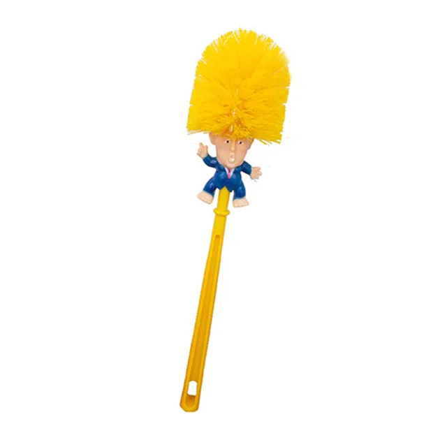 Toilet Brush B Творческий Дональд Трамп туалетной щетки сделать туалетную бумагу для Great Again» веселый смешной подарок идеальный президентский ершик - Цвет: Toilet Brush B