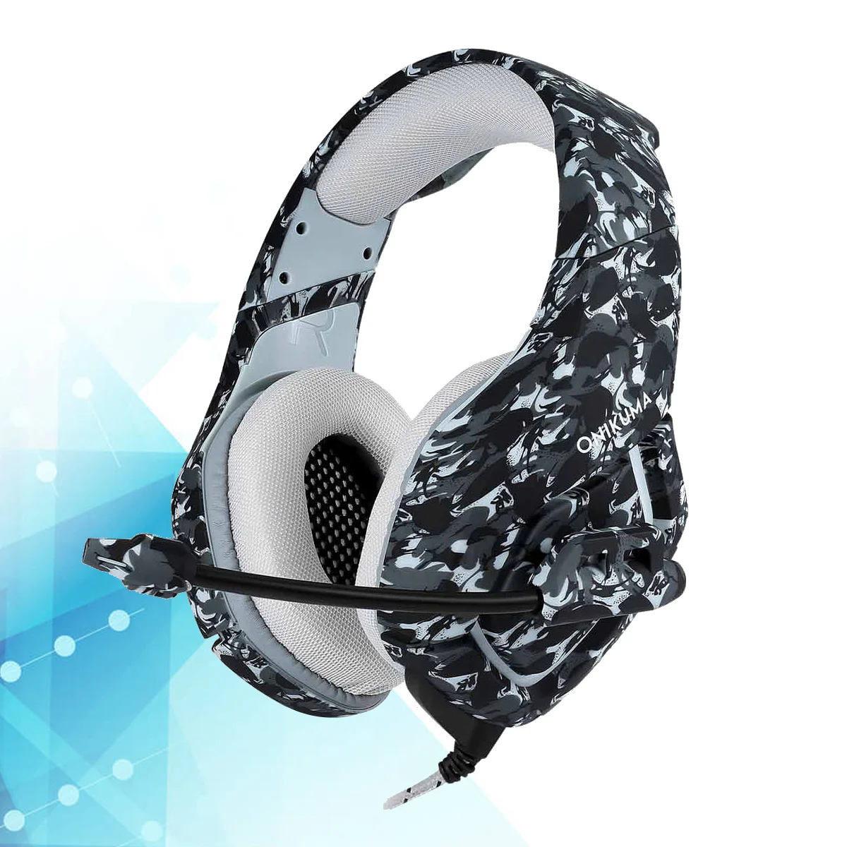 

K1-B игровая гарнитура проводные стерео игровые наушники с шумоподавлением Игровые наушники с микрофоном для PS4 ноутбука компьютера мобильн...