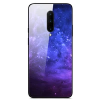 glass case for oneplus 7 pro phone case phone shell phone cover back bumper star sky pattern