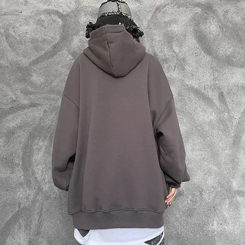 

Women's Hoodie Casual Sweatshirt Sleeve Black Women's Hoodie Loose Thick Coat Hoodie Sportswear Clothes Tops English
