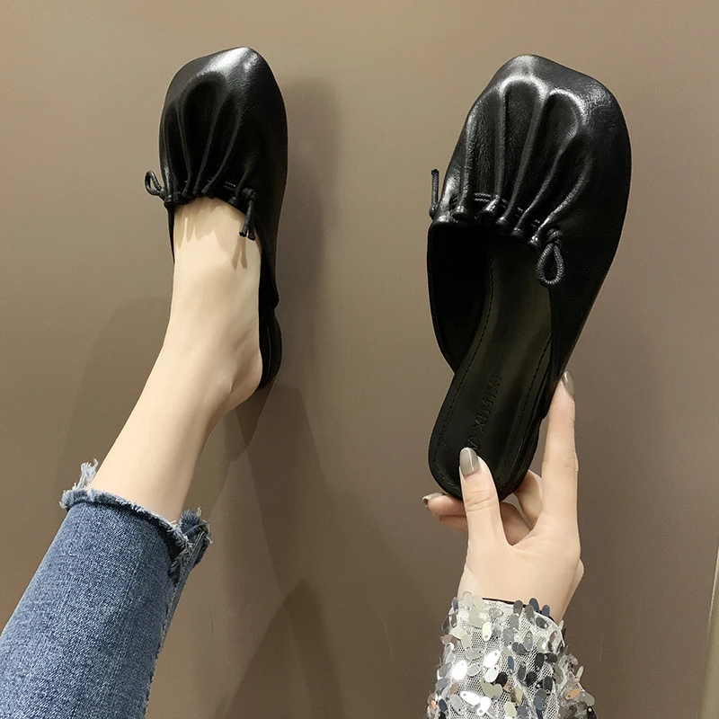 Женские брендовые дизайнерские шлепанцы повседневные туфли без задника на