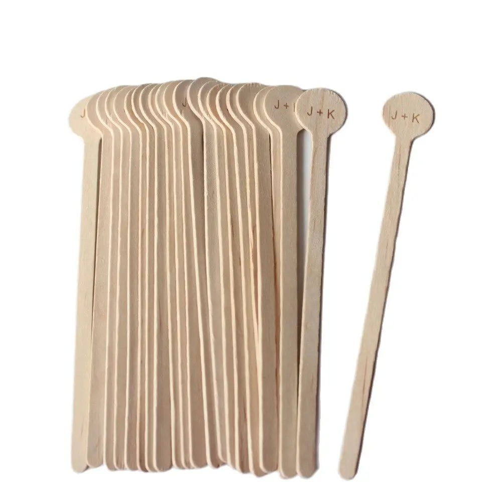 1000 шт. пользовательские круглые кофейные штрихи палочки для напитков в кафе и