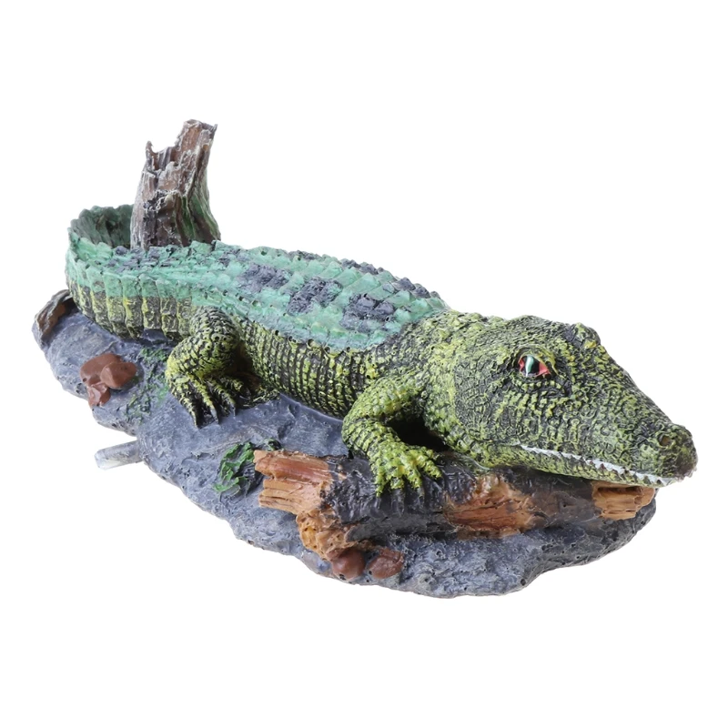 

Aquarium Decoration - Aerating Action Ornament - Aquarium Fish Tank Crocodile Bubbler Decoration K3NA