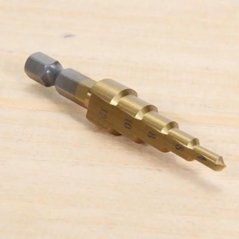 HSS пагода с шестигранным хвостовиком металлические стальные ступенчатые сверла