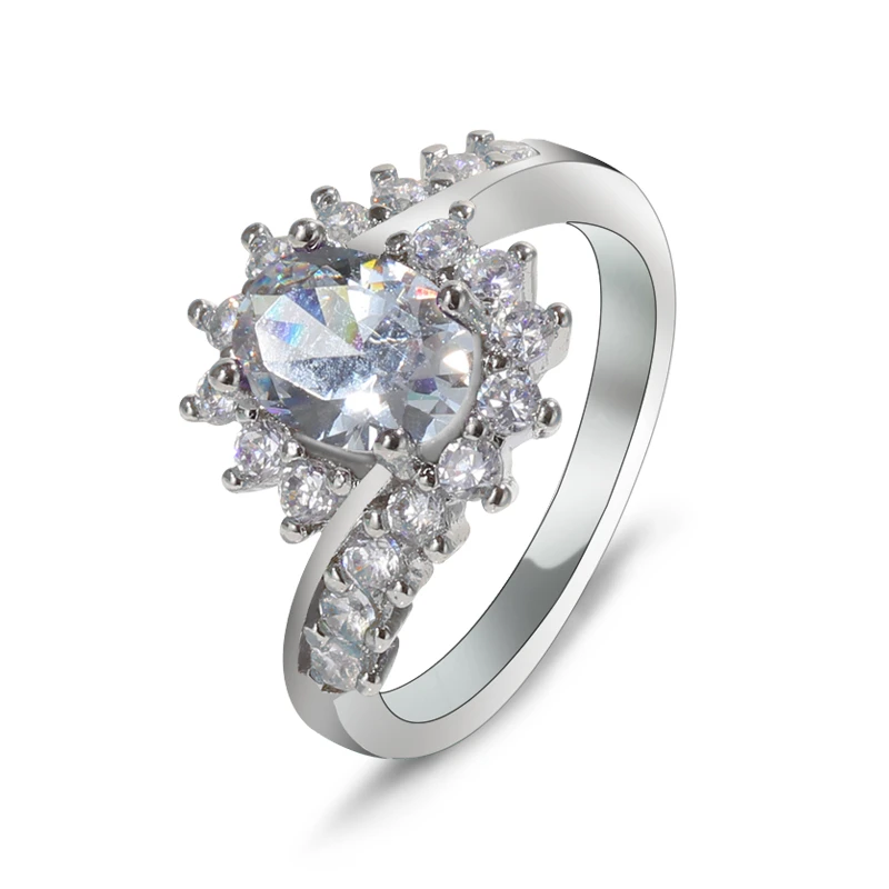 Женское кольцо из серебра 925 пробы с сапфиром рубином и изумрудом | Украшения