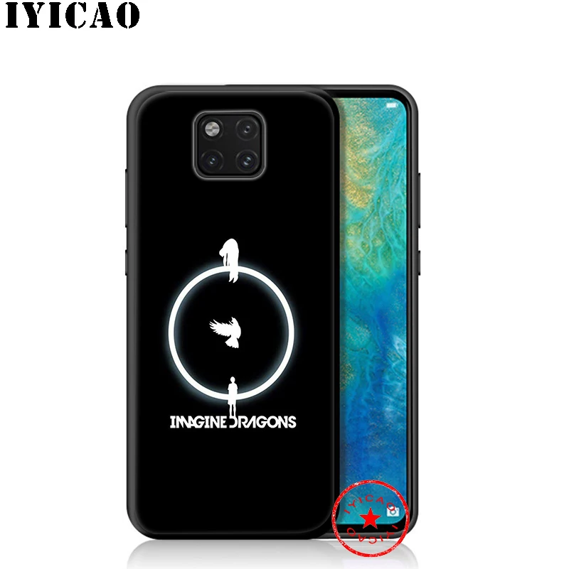 IYICAO нарисованные драконы мягкий чехол для huawei P30 P20 P10 P9 P8 P Smart Z Plus 2019 Lite Pro 2018 2017 2016