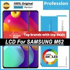 100% Оригинальный 6,7 ''AMOLED дисплей для Samsung Galaxy M62 Полный ЖК сенсорный экран Запасные части + пакет услуг