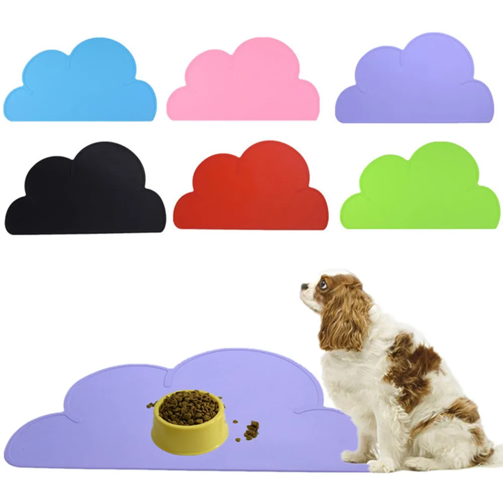 Силиконовый облачный коврик для еды собак кормушка кошек и домашних животных