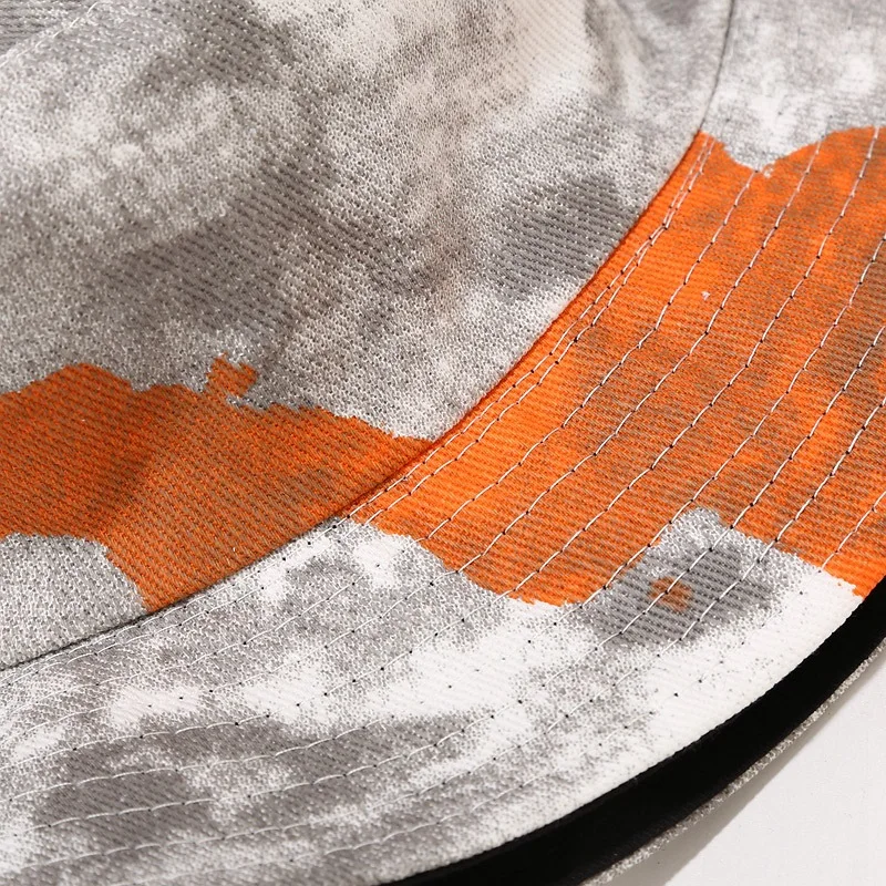 

Unisex Discoloration Graffiti Bucket Hat Fishing Outdoor Hip Hop Cap Men's Summer For Fisherman Hat Women 2021 New Bone Feminino