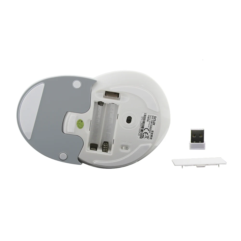 Delux беспроводная Вертикальная мышь эргономичная 2,4G 800-1200-1600 dpi Регулируемая M618 6D Оптическая Вертикальная мышь со съемной подставкой для рук